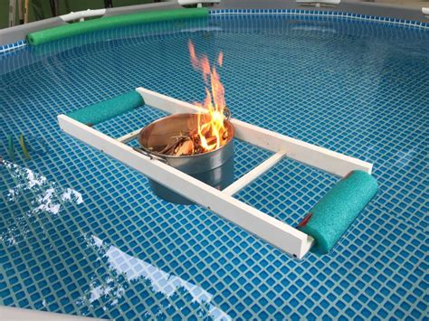 Floating fire pit DIY - pool heater | Diy pool heater, Pool heater, Solar pool heater diy