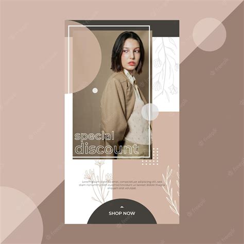 Free Vector | Fashion instagram story template