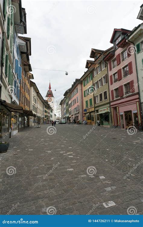 View of the Old Historic Town of Bremgarten Editorial Photo - Image of ...