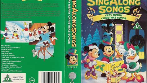 Sing Along Songs - Very Merry Christmas Songs (1992, UK VHS) | Merry christmas song, Sing along ...