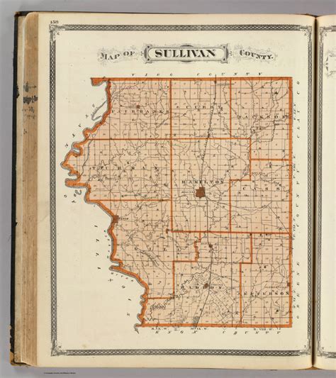 Map of Sullivan County. - David Rumsey Historical Map Collection