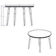 Manhattan Comfort Utopia Off White Table 1015052 | Comfyco