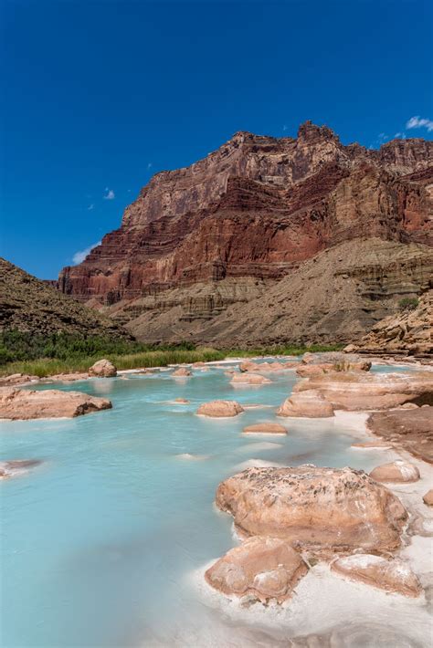 Confluence of Little Colorado river with the Colorado river ...