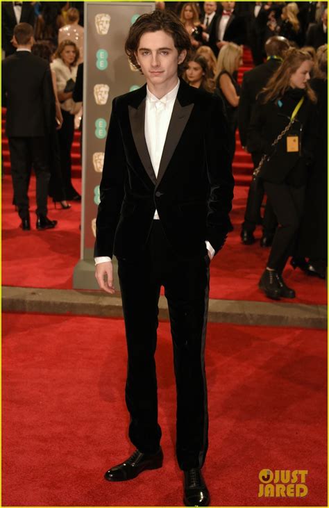 Rising Star Noms Timothee Chalamet & Florence Pugh Hit the BAFTAs Red ...