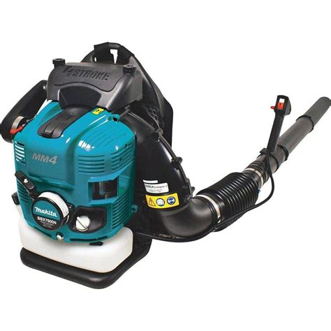 Makita 4-Stroke (MM4) 195 MPH 526 CFM 75.6cc Gas Backpack Leaf Blower ...