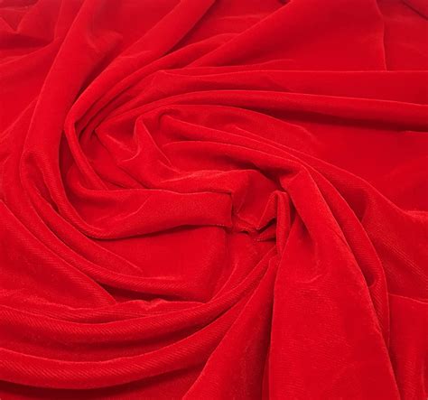 Solid Red Velvet Fabric | Buy Online | INHIKA.com – Inhika.com