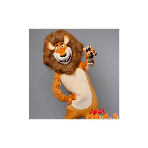 Purchase Mascot Alex The Famous Lion Madagascar in Mascots famous characters Color change No ...