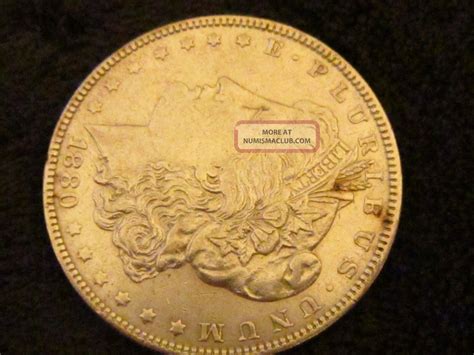 C79 1880 Morgan Silver Dollar Coin Collectible Money