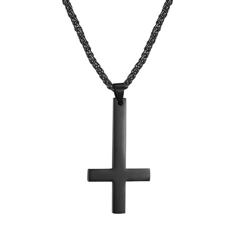 Upside Down Cross Necklace Inverted | FREE Delivery – Jewelrify