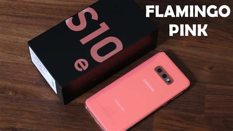 Samsung Galaxy S10e Unboxing, First-Time Setup & Review (Flamingo Pink Color) - YouTube