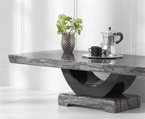 Raphael Dark Grey Marble Coffee Table - Thomas Brown Furnishings