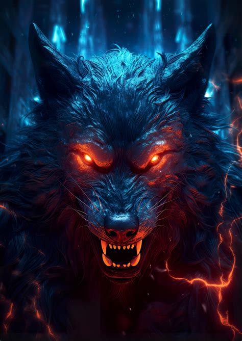 Illustration artistiques | Werewolf Dark Fantasy | Europosters