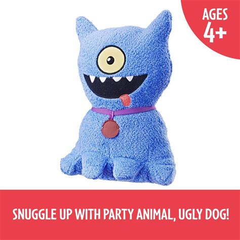 UglyDolls Feature Sounds Ugly Dog, Stuffed Plush Toy that Talks, 9.5 ...