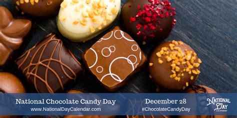 NATIONAL CHOCOLATE CANDY DAY - December 28 | Chocolate recipes, Chocolate, Chocolate candy