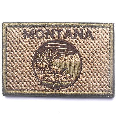 USA Montana MT STATE FLAG U.S. ARMY EMBROIDERED TACTICAL PATCH #3 | eBay