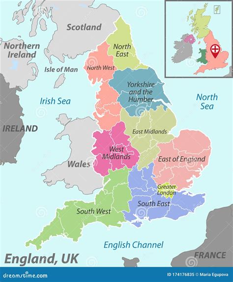 autopista trabajo Cívico mapa politico de inglaterra en español Denso ...