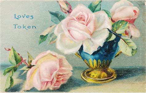 Collage Candy: Vintage floral postcards from the early 1900s