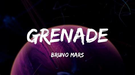 Bruno Mars - Grenade (Lyrics) - YouTube