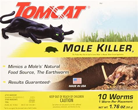 Best Tomcat Mole Killer Worms