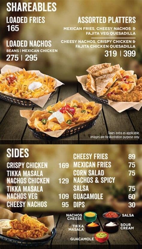 Printable Taco Bell Menu With Prices