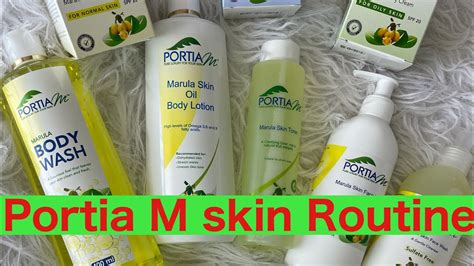 Skin care routine |Portia M skin Routine and Review/ First impressions| South African YouTuber ...