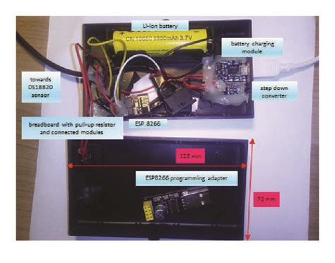 Assembled temperature sensor circuit | Download Scientific Diagram