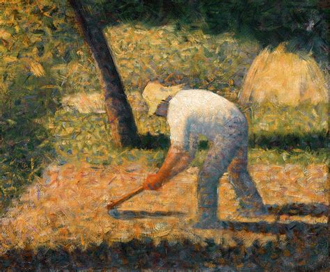 Georges Seurat | Peasant with Hoe | The Guggenheim Museums and Foundation