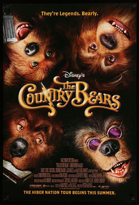 Country Bears (2002) Original One-Sheet Movie Poster - Original Film Art - Vintage Movie Posters