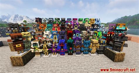 MC Dungeons Armors Mod (1.20.1, 1.19.4) - New Armors Introduce Into The Game - Mc-Mod.Net