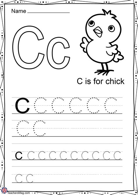 Free Letter C Tracing Worksheets - Infoupdate.org