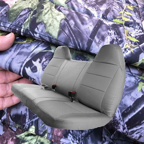 1992 1998 Ford F150 F250 F350 Truck Solid Bench Seat Cover Front Rear – RealSeatCovers