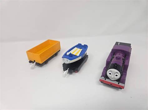 Thomas & Friends Trackmaster Ryan & Skiff Truck TOMY Plarail Train Tank EUC | #4671059232