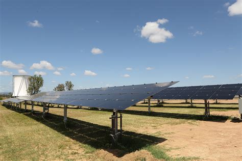 Single-axis tracking array - Solar - University of Queensland