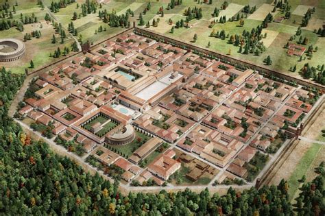 The layout of an ancient Roman town [2500x1666] (x-post /r/papertowns ...