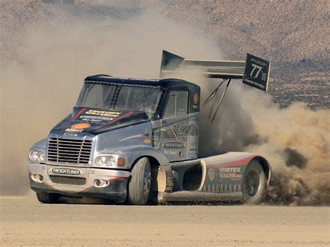 Download Racing Semi Big Rig Race Truck Race Car Vehicle Freightliner Trucks HD Wallpaper