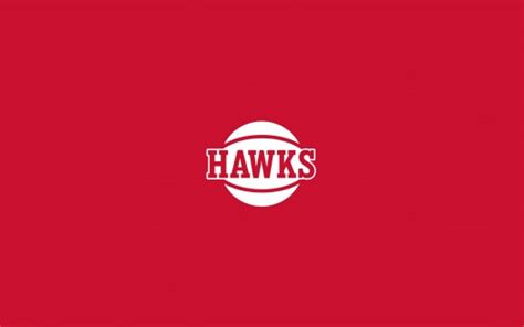 Badge Basketball Crest Emblem Hawks Logo Red Background HD Atlanta ...