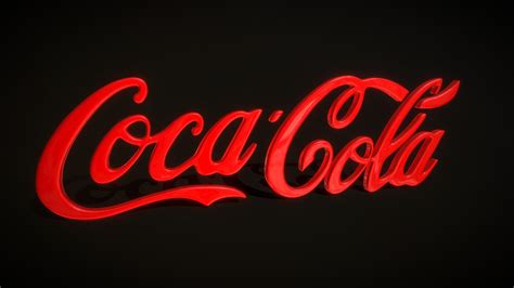 Coca Cola Logo - Buy Royalty Free 3D model by Gabriel Diego (@gabrieldi_sousa) [8d84bfb ...
