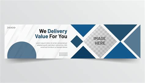 Social media template Linkedin banner cover design on isolated ...