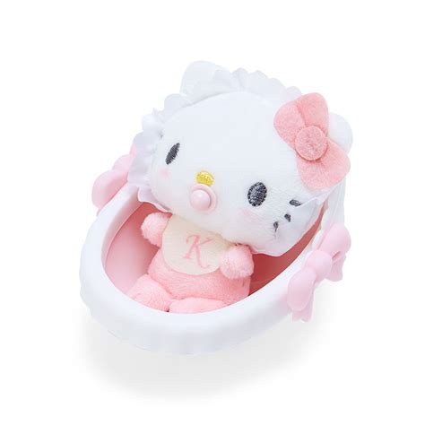 Plush Hello Kitty Sanrio Baby Cradle - Meccha Japan