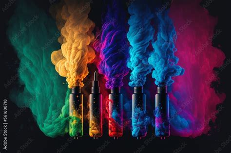 Abstract Colorful Vape Wallpaper. Colorful Background. Created by Generative AI Stock ...