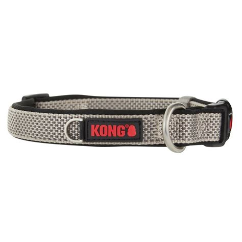 Kong Comfort Padded Dog Collars - Large - 18" - 26" in - Grey - Walmart.com