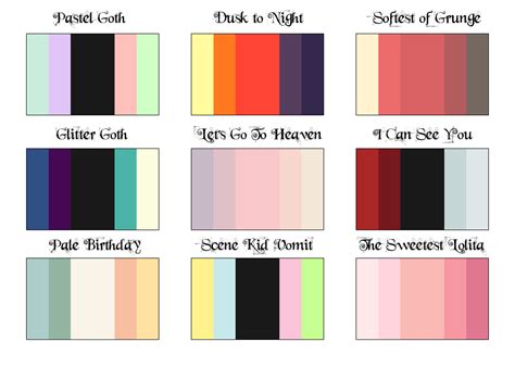 Phoenix's Palette Collection pt. I by mahoushounnen on DeviantArt