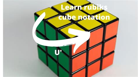 How to read Rubik's cube notation - YouTube