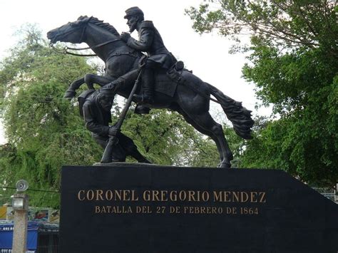 Estatua Del Coronel Gregorio Méndez em Villahermosa, Tabasco ...