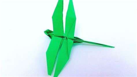 origami dragonfly instructions-origami dragonfly easy- How to make an origami Dragonfly - YouTube