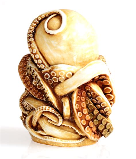 Antique Octopus Jar – Hand Carved – Buy – Collect – Sell