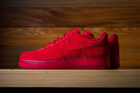 Nike Air Force 1 Low Red Suede - Sneaker Bar Detroit