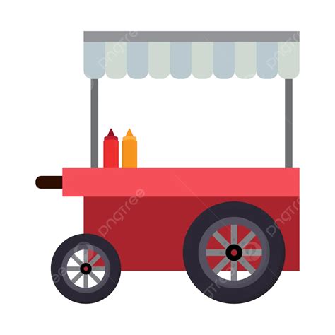 Street Food Vector, Cart, Food, Stall PNG and Vector with Transparent Background for Free Download