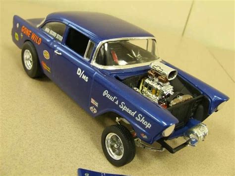 Chevy Gasser Model Car Chevy Models, Scale Models Cars, Funny Car Drag Racing, Sports Car Racing ...