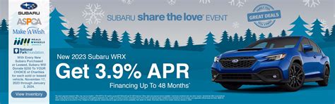 New Subaru Specials